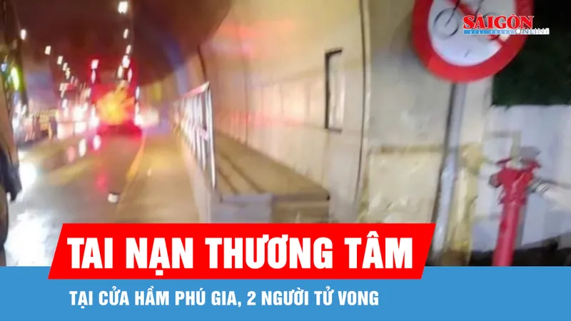 Tự gây tai nạn tại cửa hầm Phú Gia, 2 người tử vong