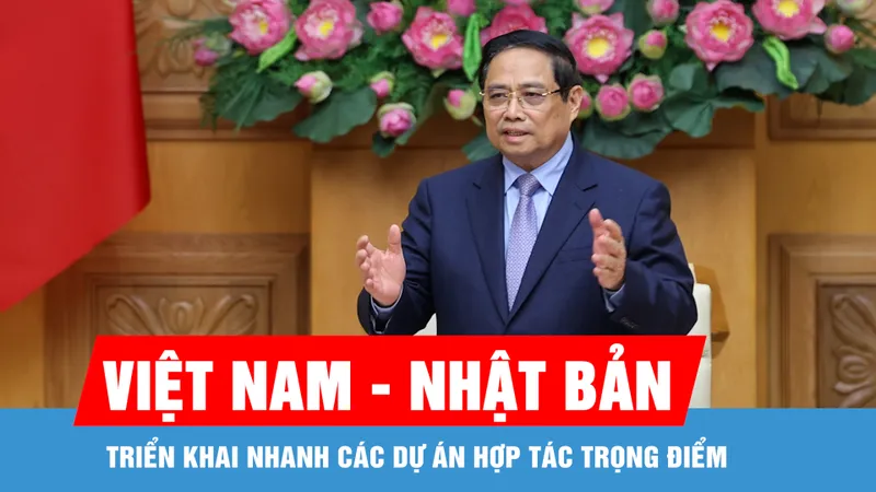 Việt Nam - Nhật Bản triển khai nhanh các dự án hợp tác trọng điểm