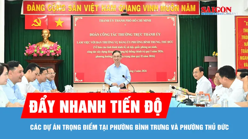 Đẩy nhanh tiến độ các dự án trọng điểm tại phường Bình Trưng và phường Thủ Đức