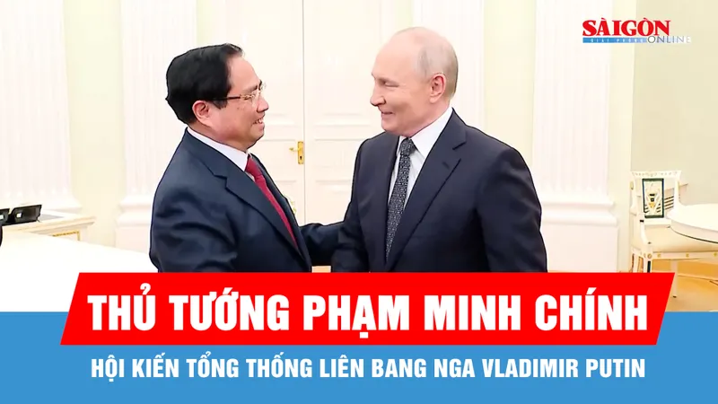 Thủ tướng Chính phủ Phạm Minh Chính hội kiến Tổng thống Liên bang Nga Vladimir Putin