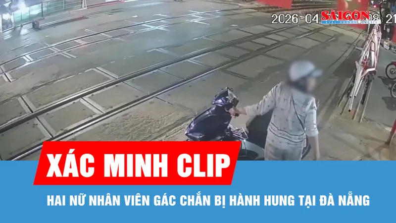 2 nhân viên đường sắt bị đánh nhập viện vì ngăn người đi đường vượt gác chắn