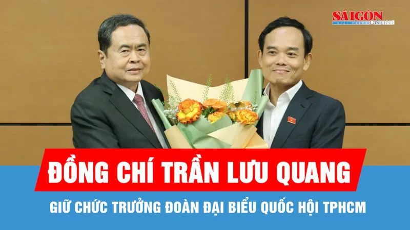 Đồng chí Trần Lưu Quang giữ chức Trưởng Đoàn đại biểu Quốc hội TPHCM