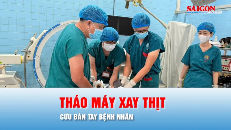 Podcast bản tin chiều 21-4: Mất tập trung, một phụ nữ bị cuốn bàn tay vào máy xay thịt