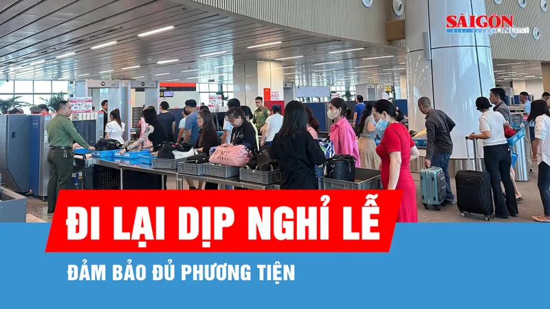 TPHCM: Đảm bảo đủ phương tiện cho nhu cầu đi lại dịp nghỉ lễ