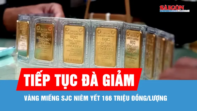 Podcast bản tin trưa 29-4: Giá vàng miếng SJC và vàng nhẫn 9999 tiếp tục đà giảm