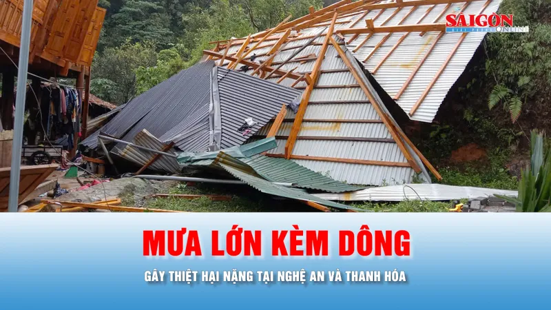 Podcast tin chiều 29-4: Mưa dông làm 1 người tử vong, gây nhiều thiệt hại về tài sản