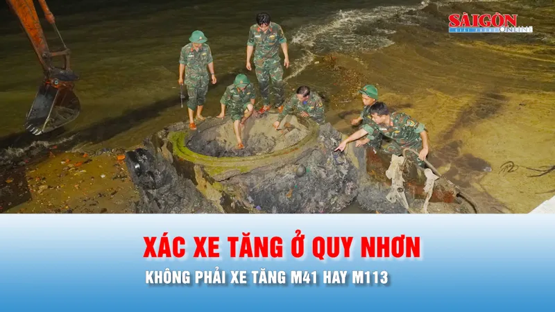 Podcast bản tin chiều 30-4: Xác xe tăng vừa trục vớt ở biển Quy Nhơn thuộc chủng loại nào?