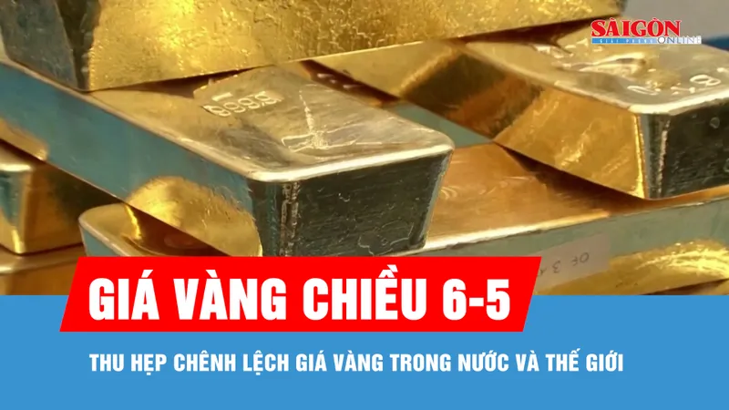 Thu hẹp chênh lệch giá vàng trong nước và thế giới