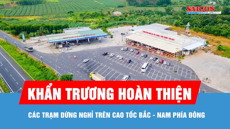 Tháng 5-2026, khai thác tạm trạm dừng nghỉ trên cao tốc Bắc - Nam phía Đông