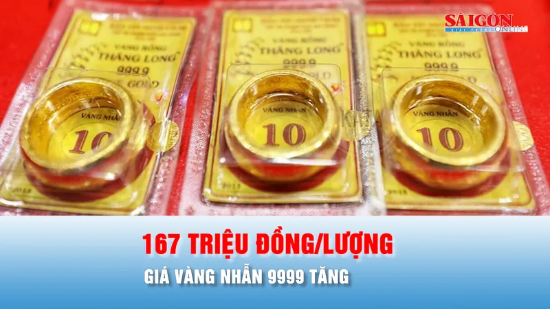 Podcast bản tin trưa 7-5: Giá vàng trong nước tăng theo vàng thế giới