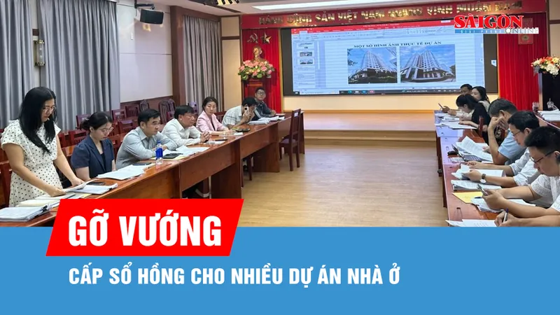 TPHCM gỡ vướng cấp sổ hồng cho nhiều dự án nhà ở