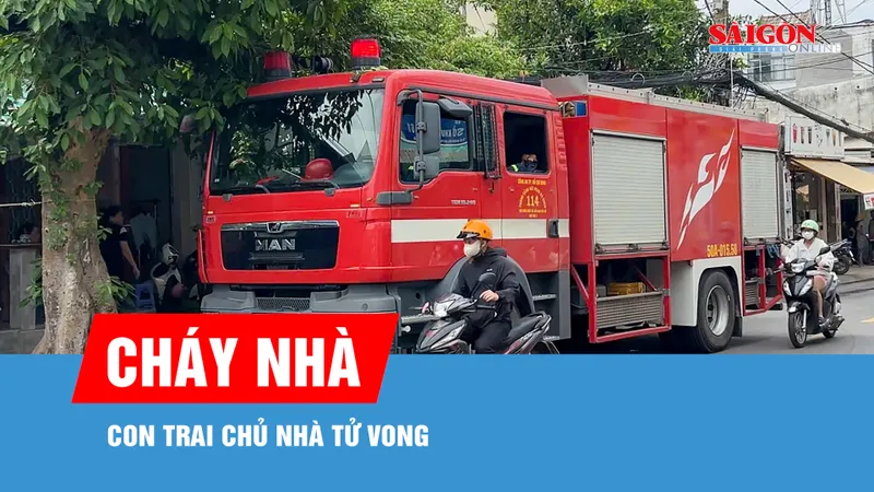 Cháy nhà ở phường Linh Xuân, một người tử vong