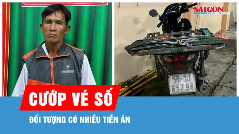Bắt đối tượng có nhiều tiền án, cướp vé số của phụ nữ lớn tuổi