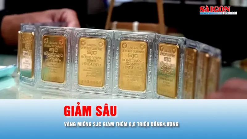 Podcast bản tin tối 8-6: Chiều 8-6, giá vàng trong nước giảm sâu