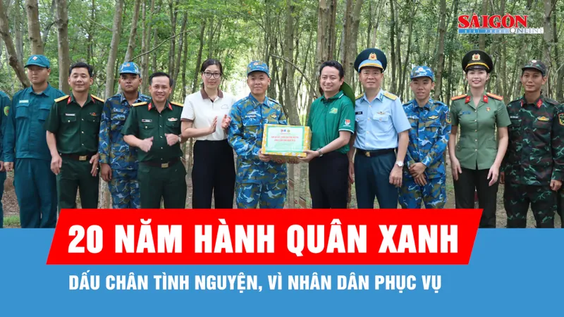 Ngày hoạt động cao điểm đầy ý nghĩa của những chiến sĩ Hành quân xanh
