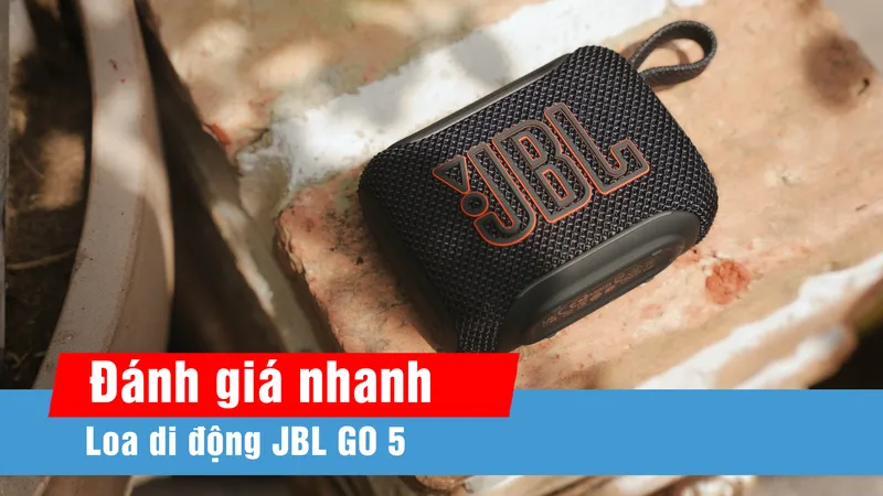 Khám phá JBL Go 5: Loa mini với nhiều nâng cấp về âm thanh và kết nối