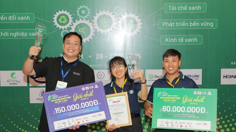 Hai dự án đạt giải Nhất bảng A và B