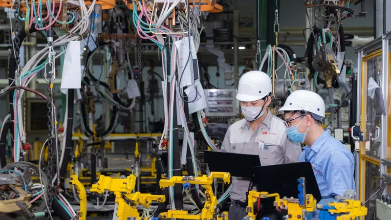 Sản xuất công nghiệp duy trì xu hướng tăng trưởng tích cực 