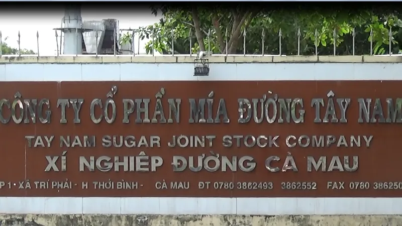 Sử dụng đất sai mục đích, Công ty cổ phần mía đường Tây Nam bị thu hồi đất