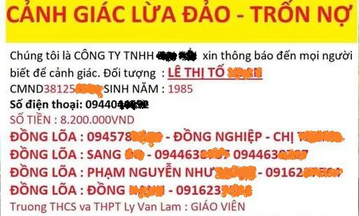 Nhiều giáo viên bỗng dưng bị “khủng bố” đòi nợ trên mạng