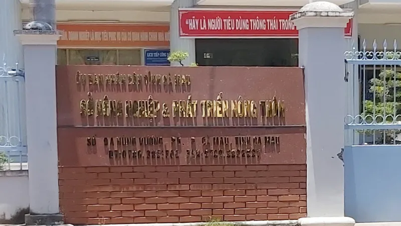 Trụ sở Sở NN-PTNT Cà Mau