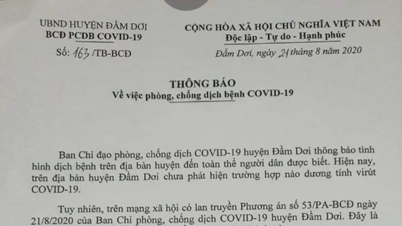 Cà Mau: Người dân hoang mang khi hiểu lầm phương án giả định cách ly khu dân cư là thật