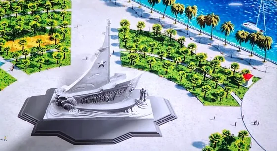 Cà Mau: Trên 179 tỷ đồng xây dựng cụm Tượng đài kỷ niệm Chuyến tàu tập kết ra Bắc và công trình kết nối