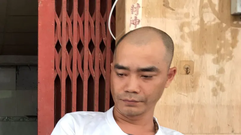 Nguyễn Thanh Hà, một trong những đối tượng trong nhóm cho vay nặng lãi. Ảnh: HOÀNG GIANG