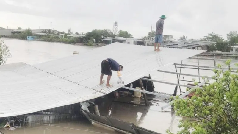 Cà Mau: Lại sạt lở đất lúc nửa đêm
