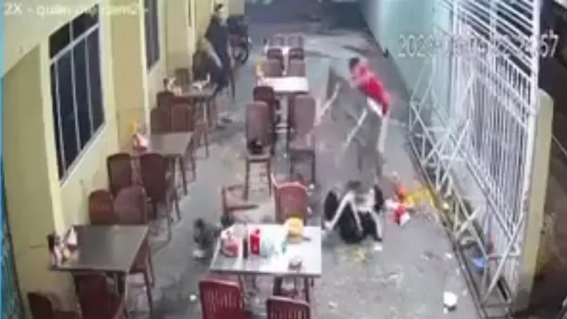 Phạt người đàn ông đánh dã man người phụ nữ tại quán ăn ở Cà Mau