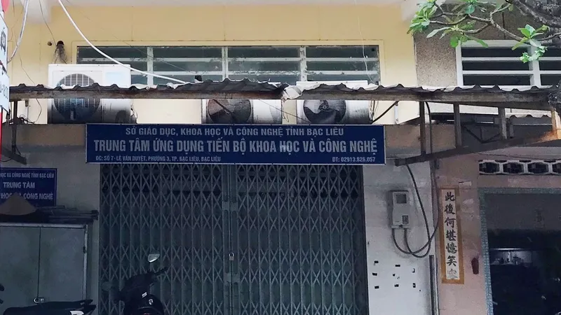 Không được cơ quan cấp trên gỡ khó, Trung tâm ứng dụng tiến bộ KH-CN (Sở KH-CN tỉnh Bạc Liêu) tạm ngưng hoạt động