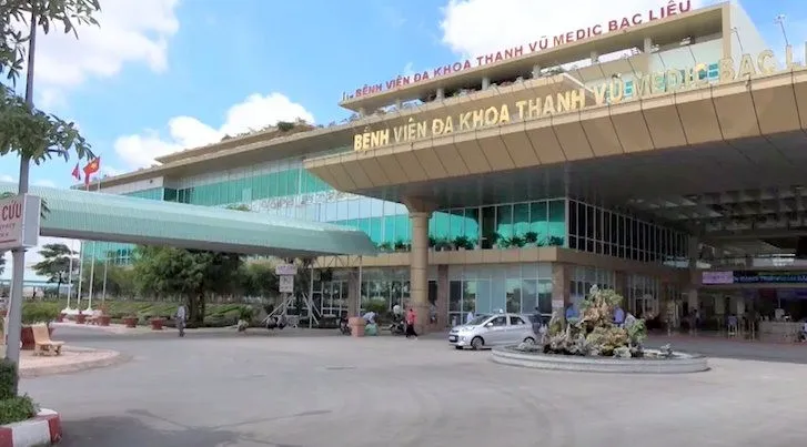 Bệnh viện Đa khoa Thanh Vũ Bạc Liêu. Ảnh: NHẬT HỒ