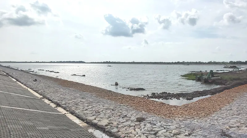 Cà Mau: Đưa vào vận hành hồ chứa nước ngọt trên 3,8 triệu mét khối