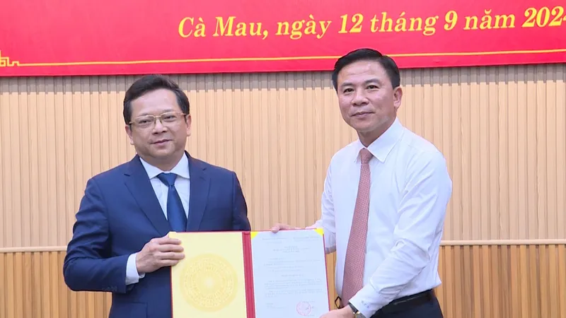 Phó Trưởng Ban Kinh tế Trung ương Nguyễn Đức Hiển làm Phó Bí thư Tỉnh ủy Cà Mau