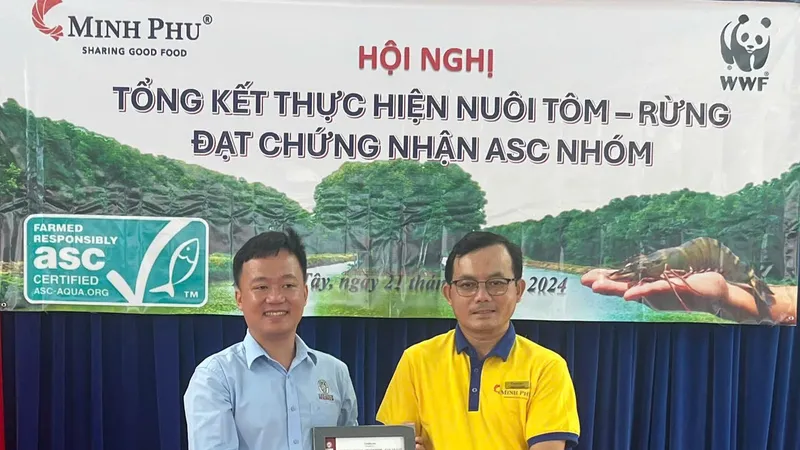 Chứng nhận ASC Group mô hình tôm - rừng tại Cà Mau có quy mô lớn nhất