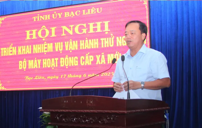 Bạc Liêu: Vận hành thử nghiệm bộ máy hoạt động 7 đơn vị cấp xã mới