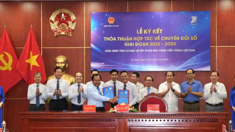 Cà Mau hợp tác với Tập đoàn Bưu chính Viễn thông về chuyển đổi số