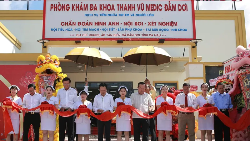 Cà Mau: Khai trương Phòng khám đa khoa Thanh Vũ Medic Đầm Dơi