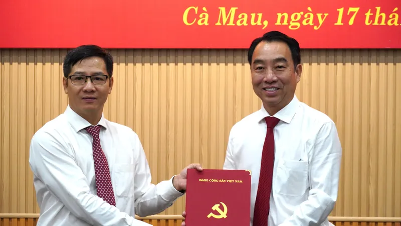 Đồng chí Lữ Quang Ngời giữ chức Phó Bí thư Tỉnh ủy Cà Mau