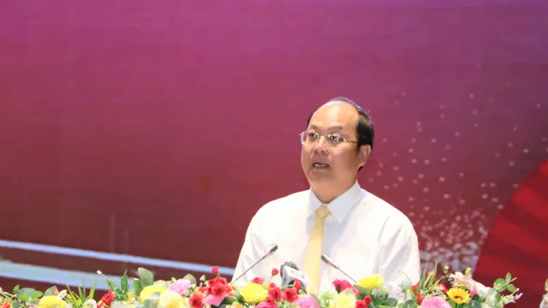 Bí thư Tỉnh uỷ Cà Mau Nguyễn Hồ Hải phát biểu tại chương trình “Lắng nghe và trao đổi”
