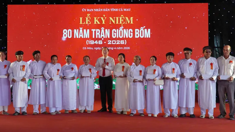 Cà Mau: Kỷ niệm 80 năm trận Giồng Bốm