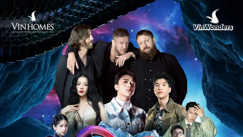 Imagine Dragons là một trong những nhóm nhạc thành công nhất thế kỷ 21 sẽ biểu diễn tại 8Wonder tháng 12 tới tại Vinhomes Grand Park 