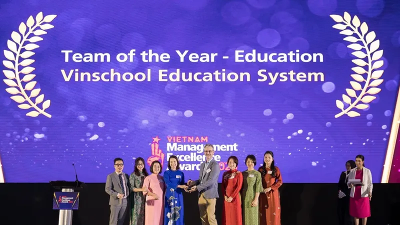 Vinschool nhận Giải thưởng Đội ngũ lãnh đạo xuất sắc nhất trong lĩnh vực giáo dục - Việt Nam tại Asian Management Excellence Award 2025