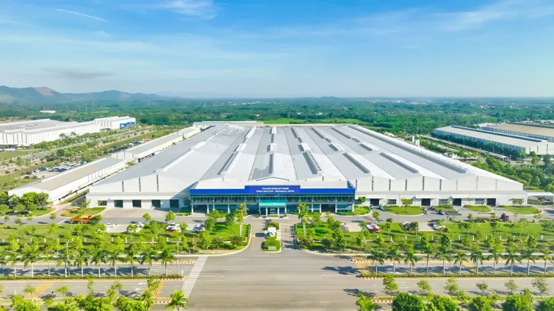 Trung tâm Cơ khí Thaco Industries có quy mô hàng đầu Việt Nam với tổng vốn đầu tư hơn 400 triệu USD.