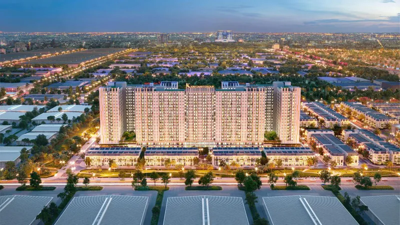 Từ căn hộ, cư dân có thể thu trọn thành phố mới Bình Dương vào tầm mắt.