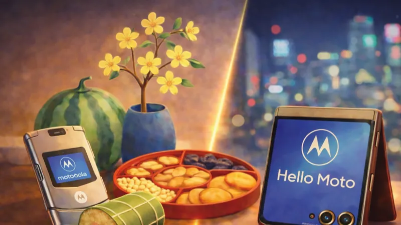 Gập tết cũ, mở tết mới cùng lời chào “Hello Moto”