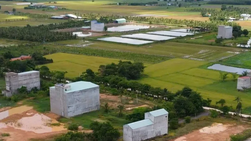 Nhà nuôi yến ở xã Đồng Khởi, huyện Châu Thành, tỉnh Tây Ninh Ảnh: SỸ CÔNG