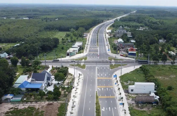 Tuyến đường tạo lực Bắc Tân Uyên - Phú Giáo - Bàu Bàng vừa được đưa vào sử dụng