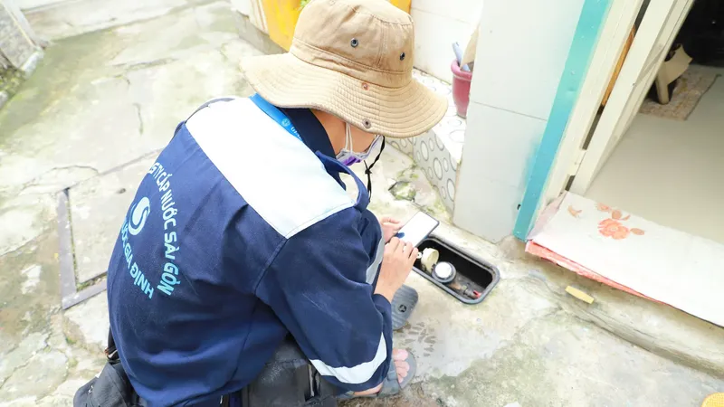 Ứng dụng công nghệ trong công tác đọc chỉ số đồng hồ nước tại Công ty CP Cấp nước Gia Định