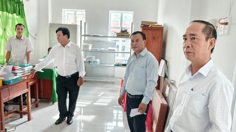 Các địa phương của tỉnh Sóc Trăng kiểm tra cơ sở vật chất của xã/phường mới